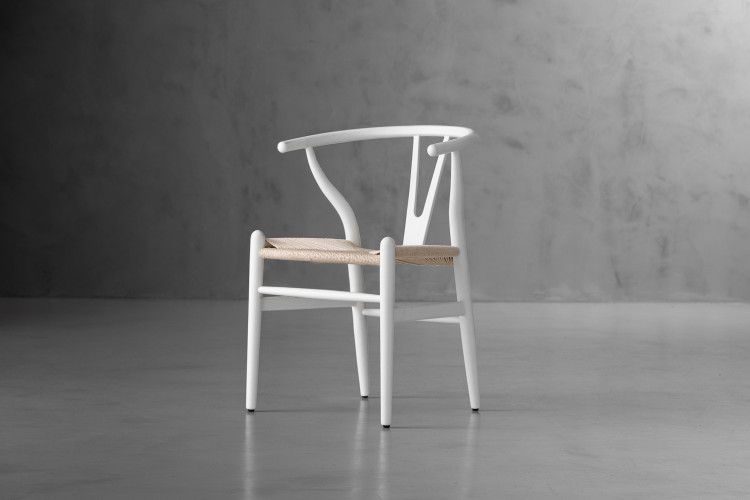 Sofia Dining Chair - White & Natural Sofia Dining Chair Collection - 1