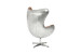 Spitfire Aluminium Desk & Hawker Egg Chair Office - 9