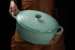 Nouvelle Cast Iron Oval Casserole - 35cm - Misty Teal Cookware - 5