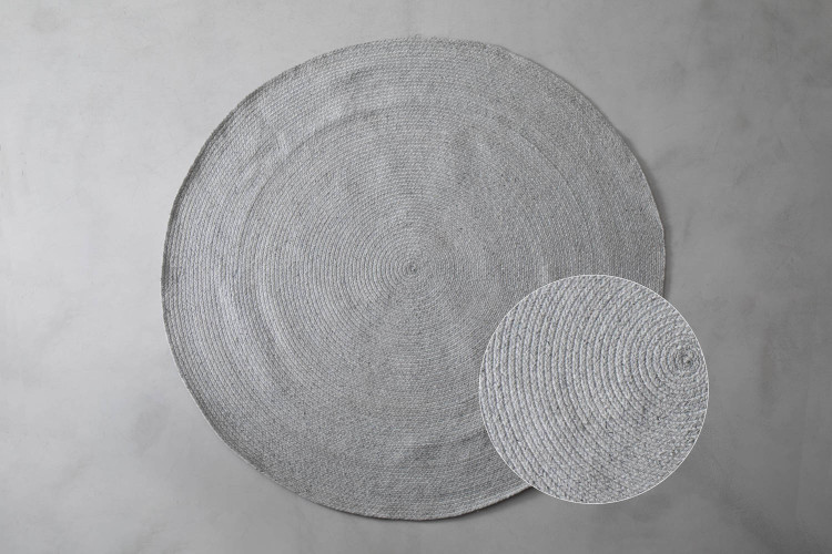 Lakota Round Outdoor Rug- Mist Rugs - 1