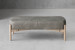 Colmar Leather Bench - Graphite Benches - 4