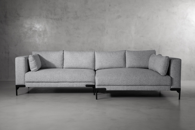 Houston L-Shape Couch - Dove Grey L-Shape Couches - 1