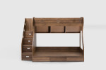 Storage Bunk Bed - Brown -