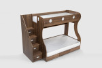 Storage Bunk Bed - Brown -