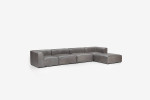 Burbank Modular Leather Couch -