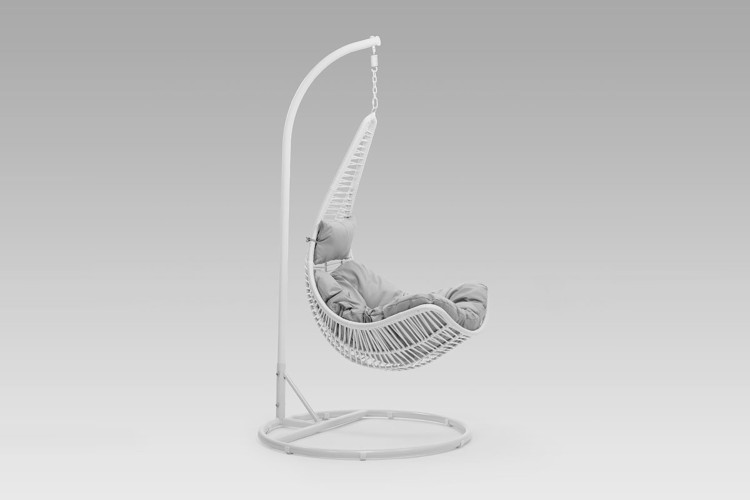 Lucia Hanging Chair - White Hanging Chairs - 1