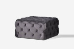 Berkley Tufted Ottoman - Graphite