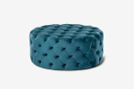 Arden Tufted Ottoman - Teal -