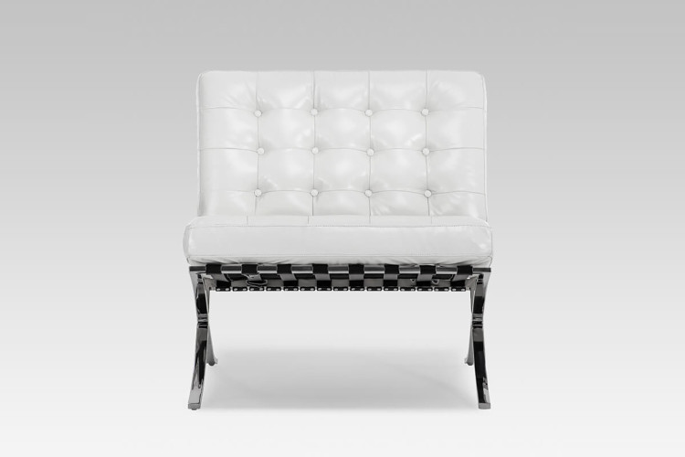 Replica Barcelona Chair - White | Armchairs for Sale | Armchairs | Lounge | Cielo -