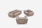 Laurence Lounge Suite - Sandstone  -