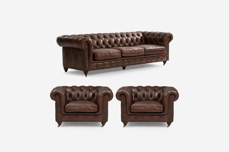 Jefferson Lounge Suite - Vintage Brown  -