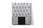 Catherine Diamond Tufted Headboard Three Quarter -