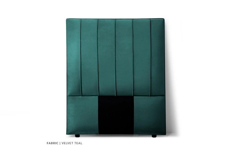 Harlem Bed - Single | Velvet Teal