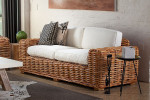 3 Seater Portland Wicker Couch | Patio Couch for Sale -