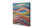 Lines of Colour Canvas Art