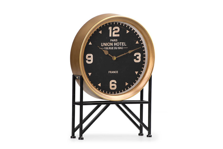 Union Hotel Table Clock