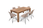 Vancouver Enzo Dining Set - Vintage Stone (1.6m) | Dining Sets  -