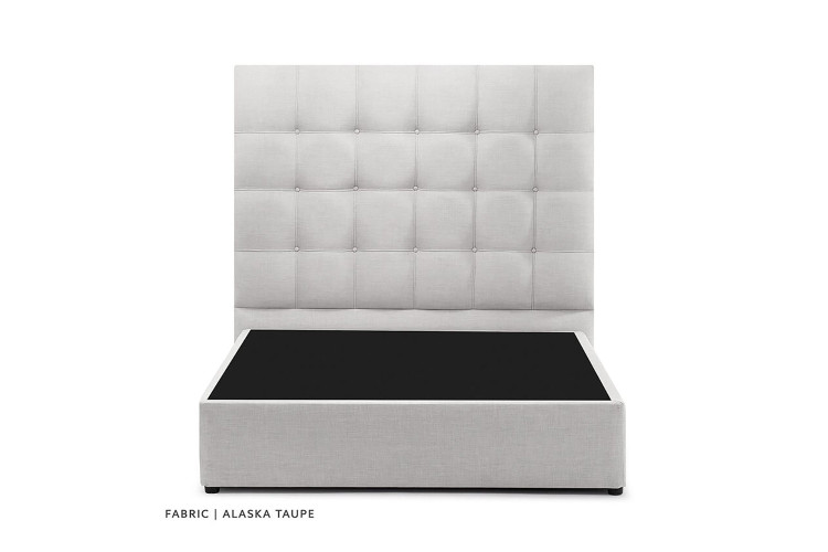 Ariella Bed - Double | Alaska Taupe