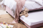 Skyler Dual Function Bed -  Velvet Pink - Single -