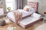 Skyler Dual Function Bed -  Velvet Pink - Single -