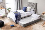 Skyler Dual Function Bed -  Alaska Grey - Single  -