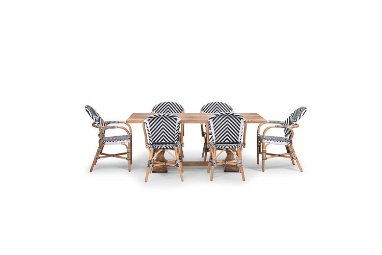 Bordeaux Bistro Dining Set 1.9m -