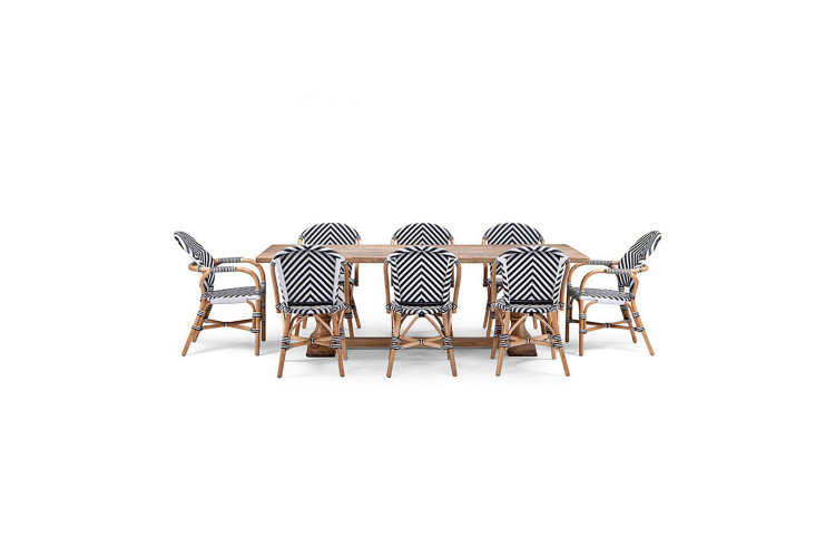 Bordeaux Bistro Dining Set 2.4m -