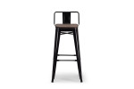 Tyce Tall Bar Chair - Black  -