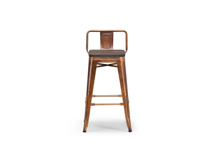 Tyce Counter Bar Chair - Copper  -