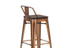 Tyce Counter Bar Chair - Copper  - 