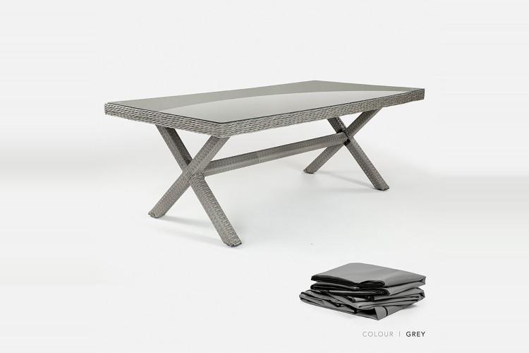 Geneva Reno Patio Dining Set Protective Cover - Grey -