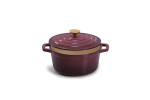 Nouvelle Cast Iron Casserole - 20cm - Plum -