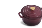 Nouvelle Cast Iron Casserole - 20cm - Plum -