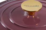 Nouvelle Cast Iron Casserole - 20cm - Plum -