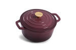 Nouvelle Cast Iron Casserole - 24cm - Plum -