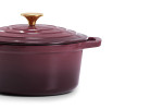 Nouvelle Cast Iron Casserole - 24cm - Plum -