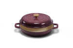 Nouvelle Cast Iron Oven Pan - 30cm - Plum -