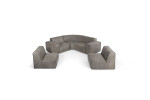 Jagger Leather Modular - Grand Corner Couch Set -