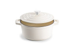 Nouvelle Cast Iron Casserole 24cm - Buttermilk -