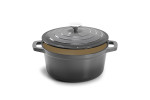 Nouvelle Cast Iron Casserole 24cm - Grey -