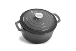 Nouvelle Cast Iron Casserole 24cm - Grey -