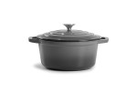 Nouvelle Cast Iron Casserole 24cm - Grey -