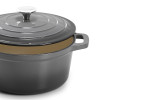 Nouvelle Cast Iron Casserole 24cm - Grey -