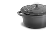 Nouvelle Cast Iron Casserole 24cm - Grey -