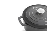 Nouvelle Cast Iron Casserole 24cm - Grey -