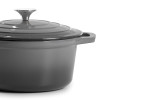 Nouvelle Cast Iron Casserole 24cm - Grey -