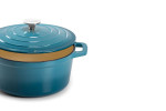 Nouvelle Cast Iron Casserole - 20cm - Caribbean Blue -