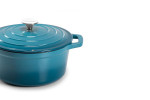 Nouvelle Cast Iron Casserole - 20cm - Caribbean Blue -