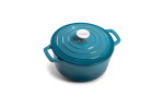 Nouvelle Cast Iron Casserole - 20cm - Caribbean Blue -