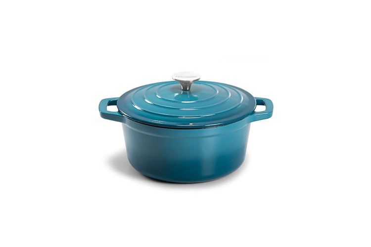 Nouvelle Cast Iron Casserole - 20cm - Caribbean Blue -